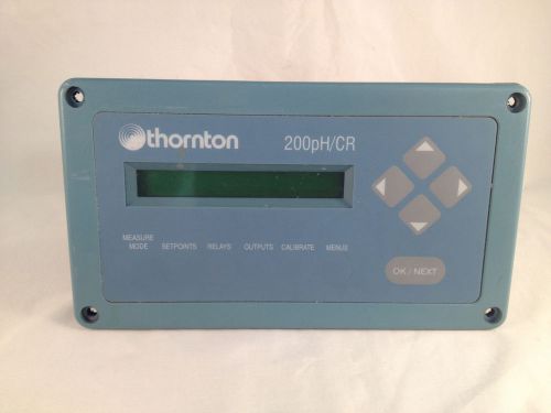 Thornton 200 pH/CR Conductivity Resistivity Meter 2 Analog Outputs, 2 Relays