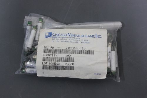 100 new chicago mini green led panel mount indicator 2191ql5-12v (s20-1-21b) for sale