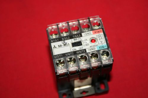 New mitsubishi electric magnetic 24vdc contactor sd-m11ul 110/120 220/240vac for sale