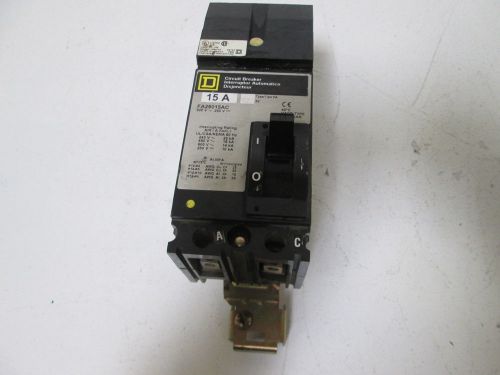 SQUARE D FA26015AC CIRCUIT BREAKER *NEW OUT OF BOX*