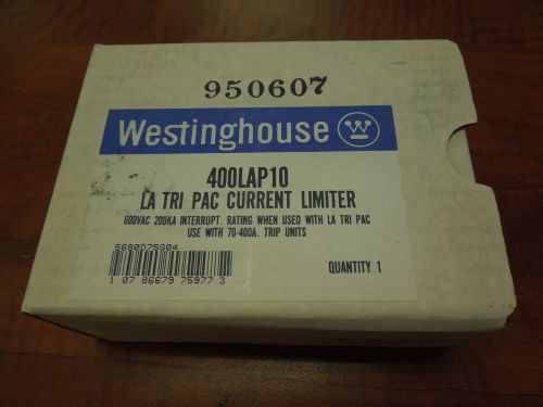 Westinghouse LA Tri-Pac Current Limiter - 400LAP10 - 600VAC - New Surplus In Box