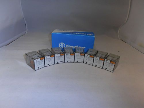 Lot of 8 Finder Type 60.13  General Purpose Relays 10A 250VAC               A-68