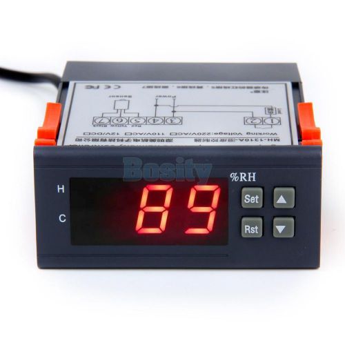 110v digital air humidity control controller range 1%~99%  with sensor probe for sale