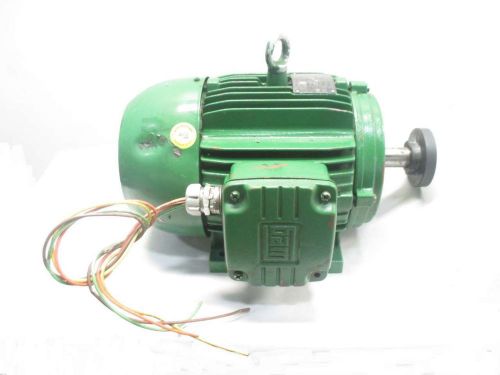 Weg 00536et3e184t 5hp 208-230/460v-ac 3510rpm 184t 3ph ac electric motor d447455 for sale