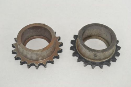 Lot 2 martin 08b19 chain sprocket 19 teeth 40mm bore 64mm hub diameter b231108 for sale