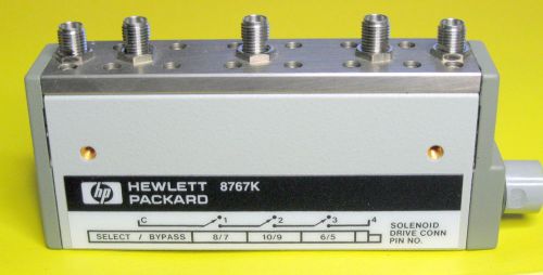Hp / agilent 8767k multiport coaxial switch dc to 26.5 ghz for sale