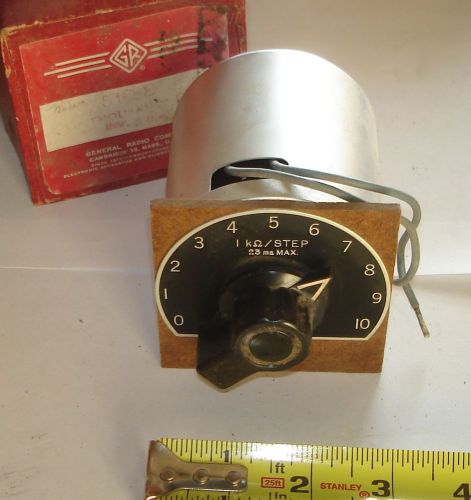 GENERAL RADIO Type 510-E Decade Resistor