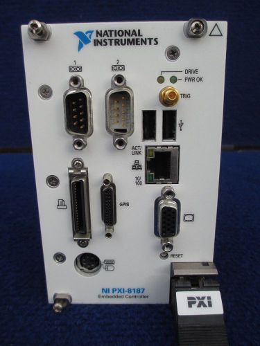 #o97 national instruments ni pxi-8187 embedded controller w/transcend ide ssd for sale