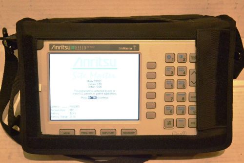 Anritsu Site Master S331D Cable/Antenna Analyzer w/ Opt 3/31 Color Screen GPS