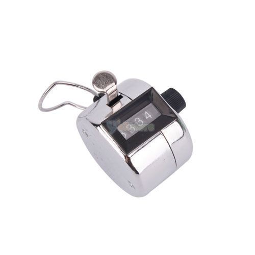 GET 6-Digit Manual Hand Tally Mechanical Palm Click Counter Counters