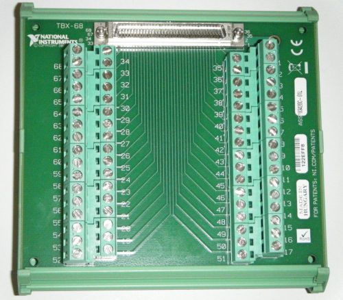 National instruments ni tbx-68, 68 pin screw terminal termination accessory for sale