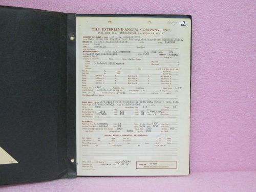 Esterline - Angus Manual AW Recording DC Milliammeter Operation &amp; Service Manual