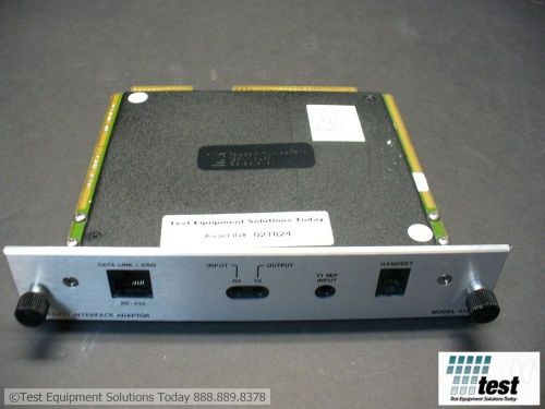 Acterna TTC JDSU 41440 T1/Fractional T1 Interface for TTC 6000A  ID #21824 TEST