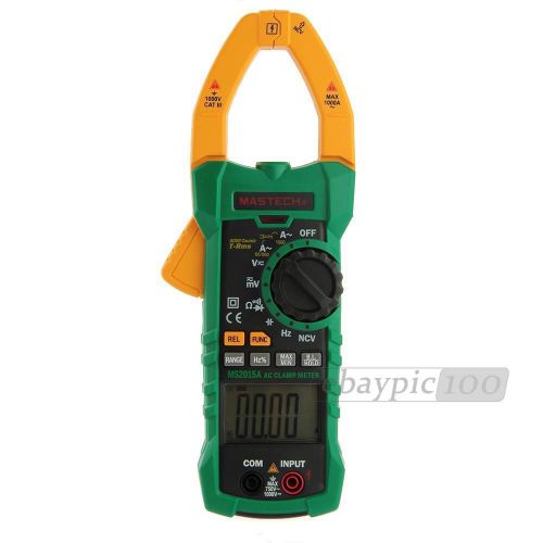 Digital Clamp Meter Multimeter AC DC Current Voltage Resistance Ohm Tester