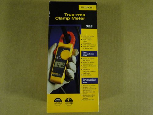 Fluke 323 True-RMS Clamp Meter, Free Shipping, New