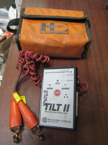 TILT II Transformer Tester HD Electrical Company With Case Free Shipping
