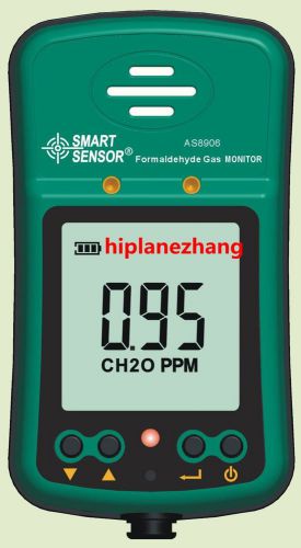 Handheld Formaldehyde Gas CH2O Detector Monitor 0-5PPM Alarm Li-battery AS8906