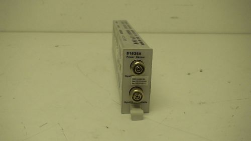 Agilent 81635A  (dual sensor) InGaAs, +10 to - 80 dBm, 800- 1650 nm Power Sensor