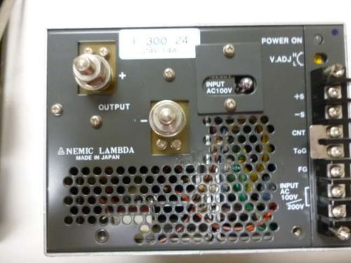 Nemic lambda ews300-24, 24v/14a power supply   l182 for sale