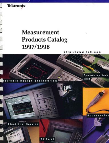 TEKTRONIX 1997 - 1998 MEASUREMENT PRODUCTS CATALOG