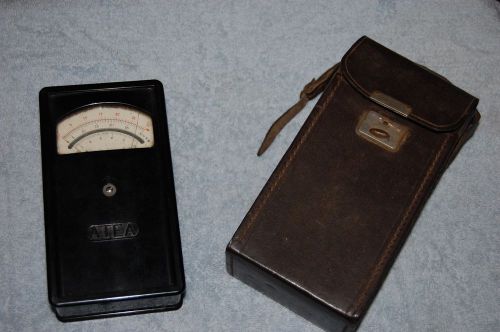 Vintage Atea Voltmeter Very Hard to Find 333 Par Volt with Carrying Case