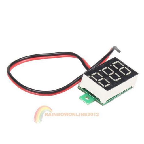 Mini DC 2.5-30V Red LED Panel Voltage Meter 3-Digital Display Voltmeter  R1BO