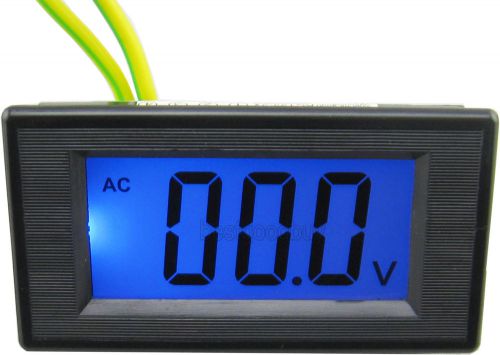 0-199.9v digital lcd ac voltmeter volt panel meter voltage monitor tester gauge for sale