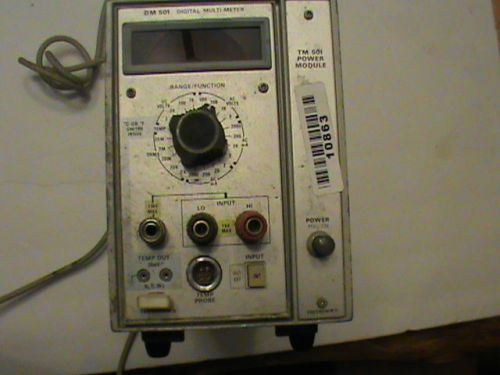 tektronix dm 501 digital multi meter