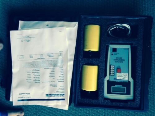 Desco 19781 surface resistance meter kit with electrodes, leads, &amp; case for sale