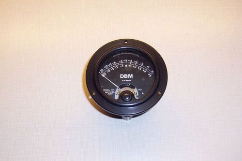 Weston model 301 Rectifier Type, DBM -20- -1/-15- +5, Round Panel Meter,Vintage!