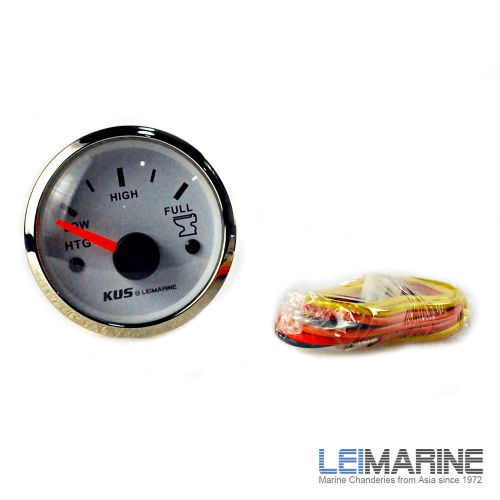 Kus stainless steel holding tank level gauge indicator boat white 52mm for sale