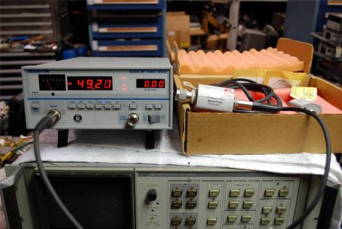 Boonton 4220a power meter w/ 1 mhz-40ghz and 50 ghz sensors 51081 &amp; 51082 nice!! for sale