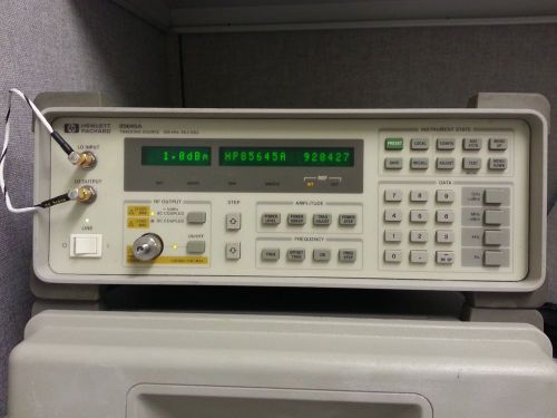 Hp 85645a rf tracking generator - scalar network analyzer 300 khz to 26.5 ghz for sale