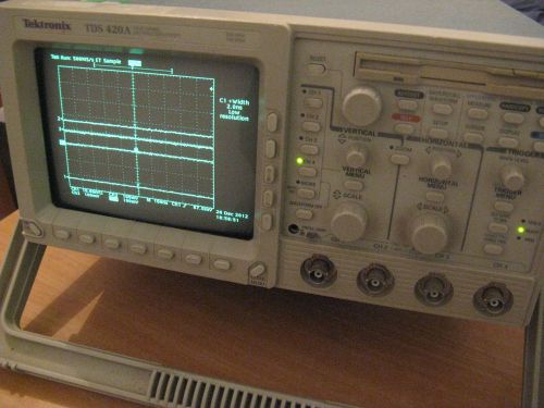 Tektronix TDS 420A Oscilloscope 4 Ch. 200Mhz Tested  O.K. !!! WARRANTY !!!