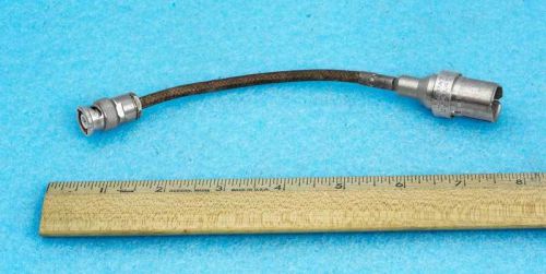 General Radio 7 INCH CABLE- GR 874 to BNC, 50 OHM, USE AS ADAPTER OR PANEL MOUNT