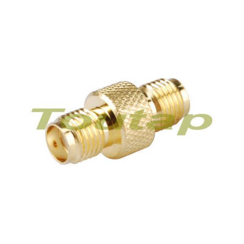 2pcs sma female to rp-sma female jack(male pin center) rf coax adapter connector for sale