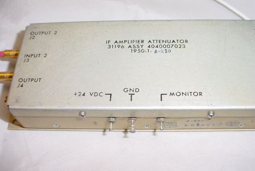 IF Amplifier Attenuator Assembly SMA, switchable Attenuations
