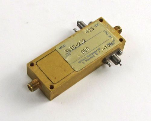 Veritech 3K10-232 RF Amplifier, Gold Plated, +15V / -10V