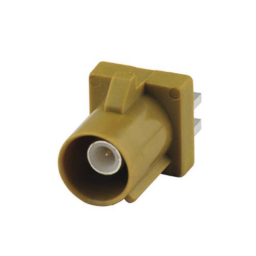 Fakra k pcb mount plug end launch connector curry /1027 for radio with if output for sale