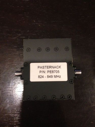 PASTERNACK Band Pass Filter Operating From 824 MHz To 849 MHz With 100 MHz Band