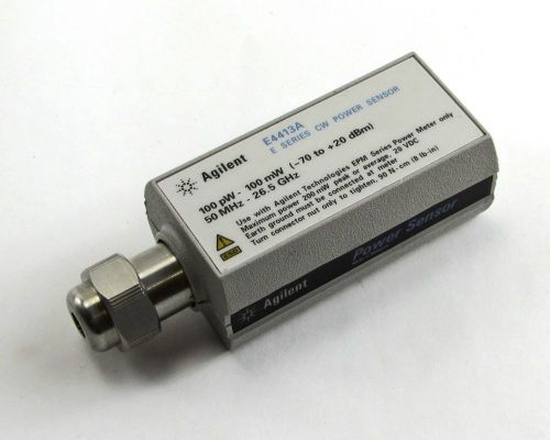 Agilent e4413a power sensor 100pw-100mw (-70 to +20dbm) 50mhz-26.5ghz for parts for sale