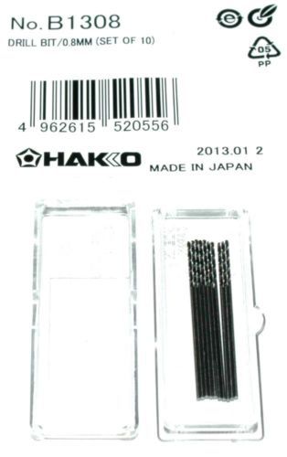 B1308 HAKKO CLEANING DRILL 0.8mm - 1 PIECE NEW AND ORIGINAL [PZ3]