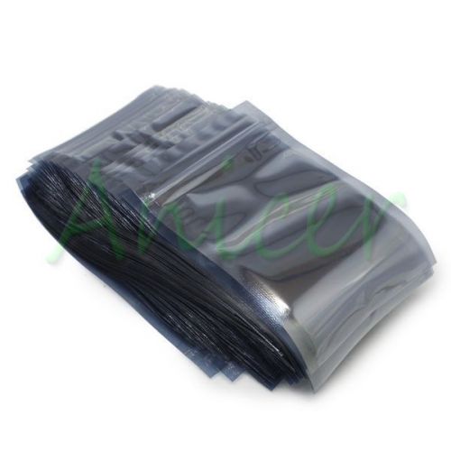 100pcs anti-static esd pack zip lock antistatic shielding bags 146x100mm for sale