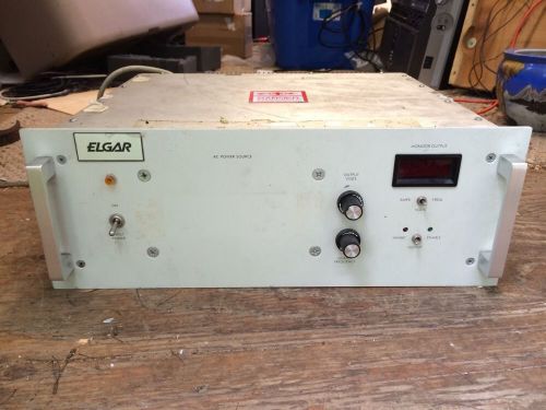 ELGAR 1201EL/4 DIGITAL VARIABLE AC POWER SUPPLY SOURCE 0-260V 350-450HZ As Is!