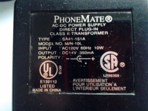 PhoneMate AC Adaptor SA41-151A