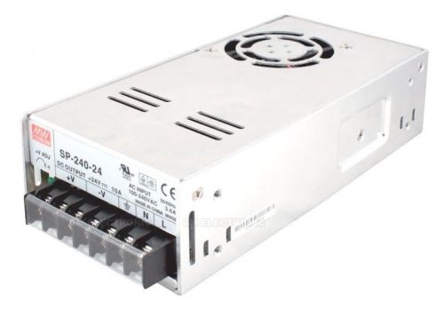 Mean well sp-240-24 ac/dc power supply single-out 24v 10a 240w 7-pin new for sale