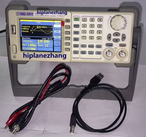 Dds function signal arbitrary waveform generator 5mhz usb 3.5&#034; tft lcd sdg805 for sale