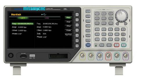 2ch 20mhz 250msa/s function signal arb. waveform generator usb 7&#034;tftlcd hdg2022b for sale