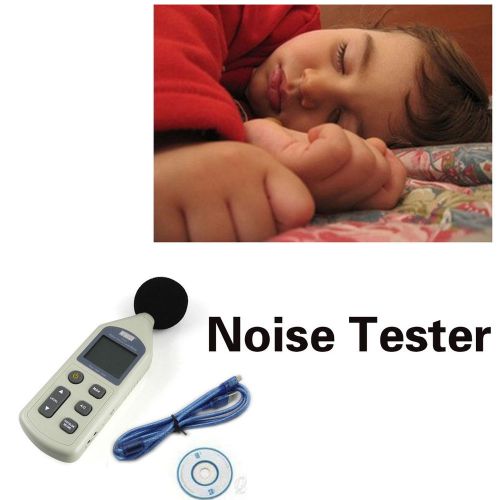 Digital sound pressure level meter 30 ~ 130 db decibel usb noise measurement for sale