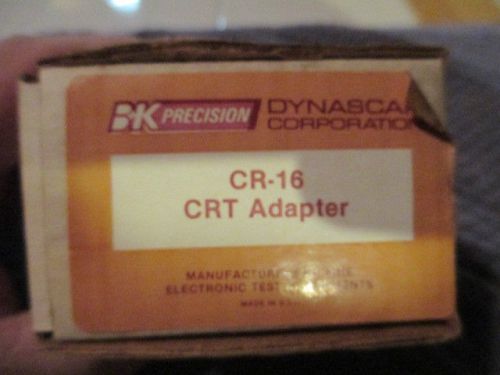 BK B&amp;K Precision CR-16 SOCKET ADAPTERS 470 480 490 CRT TESTER &#034;NOS&#034; B&amp;K
